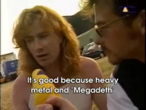 👍 Стикер «Dave Mustaine» для Telegram