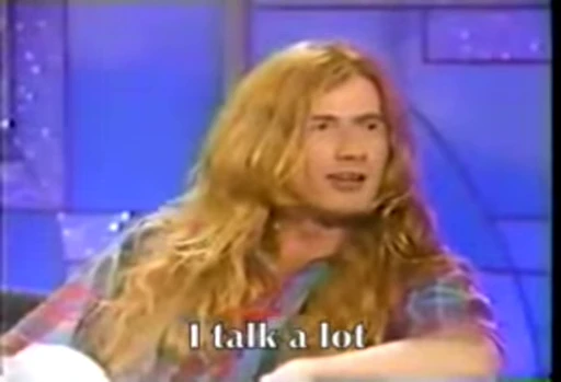 😀 Стикер «Dave Mustaine» для Telegram