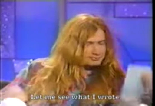 🗒 Стикер «Dave Mustaine» для Telegram