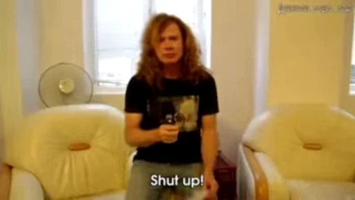 🖕 Стикер «Dave Mustaine» для Telegram