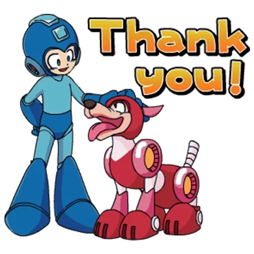 😃 Стикер «Mega Man» для Telegram
