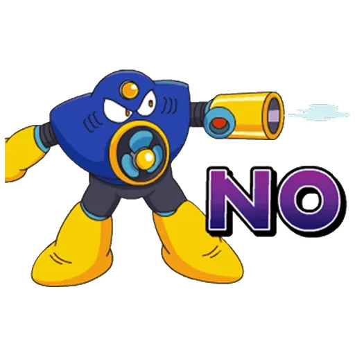 😠 Стикер «Mega Man» для Telegram