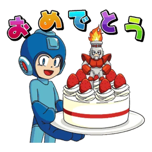 😃 Стикер «Mega Man» для Telegram