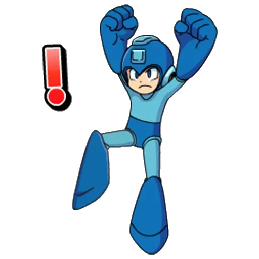 😕 Стикер «Mega Man» для Telegram
