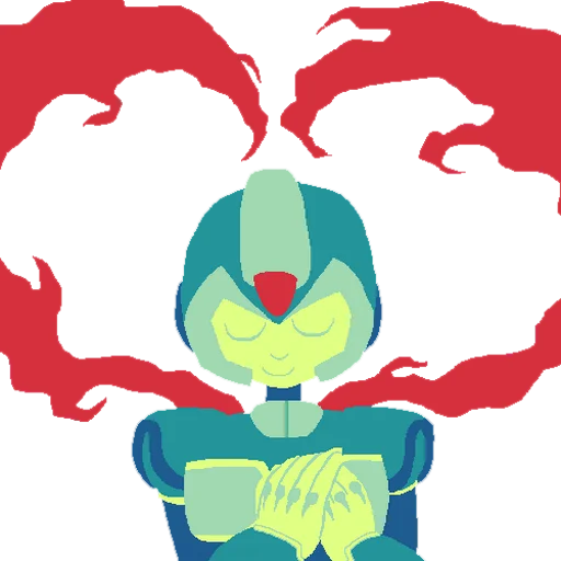 ❤️ Стикер «Megaman X» для Telegram