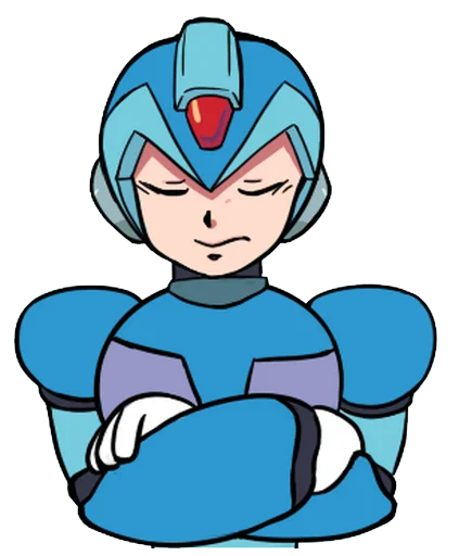 😑 Стикер «Megaman X» для Telegram
