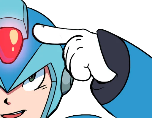 😉 Стикер «Megaman X» для Telegram