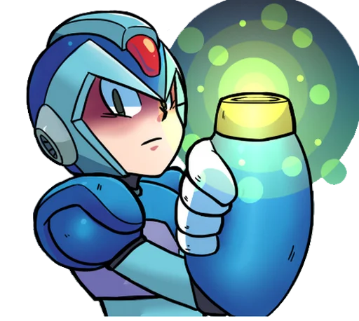 😡 Стикер «Megaman X» для Telegram