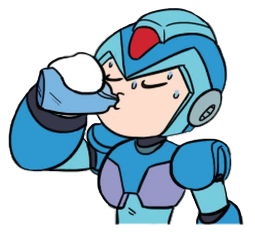 💦 Стикер «Megaman X» для Telegram
