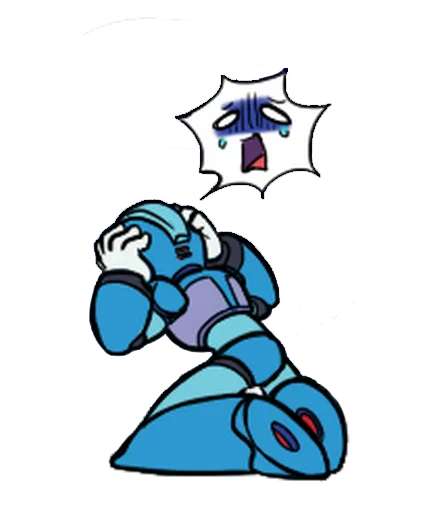 😱 Стикер «Megaman X» для Telegram