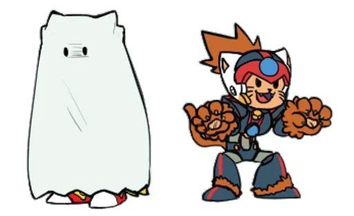 👻 Стикер «Megaman X» для Telegram