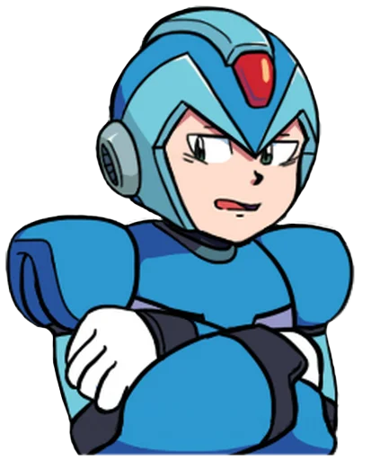 😔 Стикер «Megaman X» для Telegram