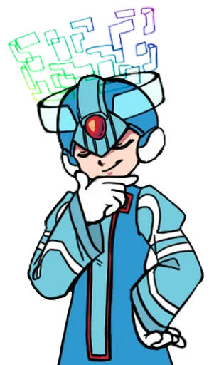 😏 Стикер «Megaman X» для Telegram
