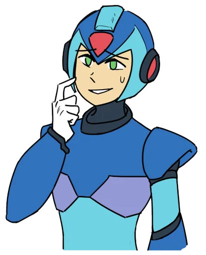 🤔 Стикер «Megaman X» для Telegram