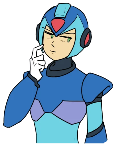 🤔 Стикер «Megaman X» для Telegram