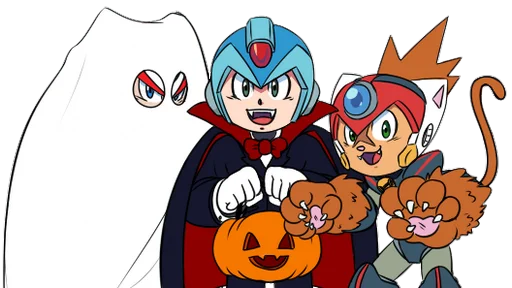 🎃 Стикер «Megaman X» для Telegram