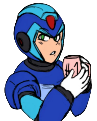 ☕️ Стикер «Megaman X» для Telegram