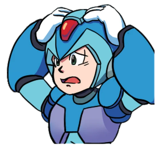 😫 Стикер «Megaman X» для Telegram