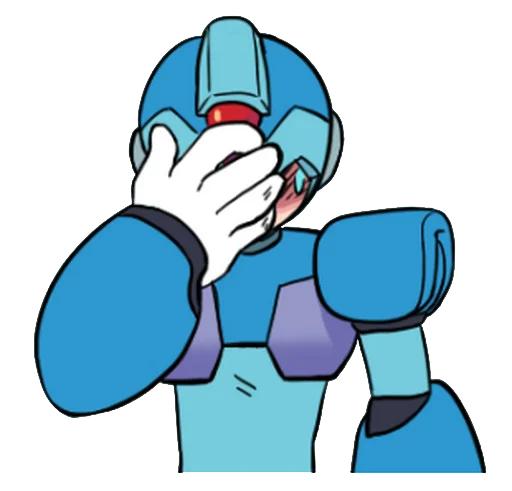 🤦‍♂ Стикер «Megaman X» для Telegram