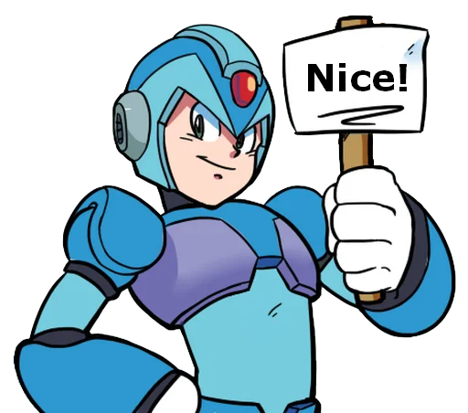 👍 Стикер «Megaman X» для Telegram