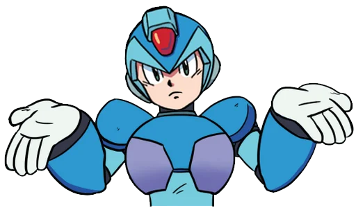 🤷‍♂ Стикер «Megaman X» для Telegram