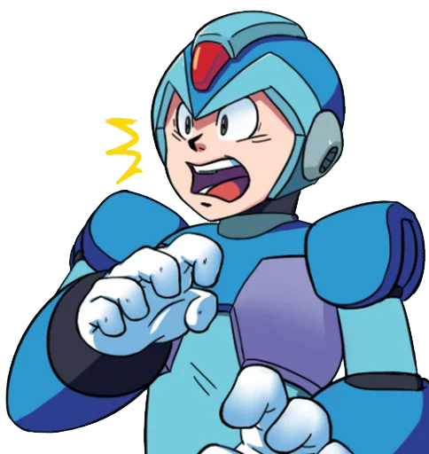 😨 Стикер «Megaman X» для Telegram