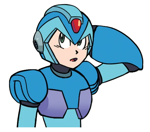 😮 Стикер «Megaman X» для Telegram
