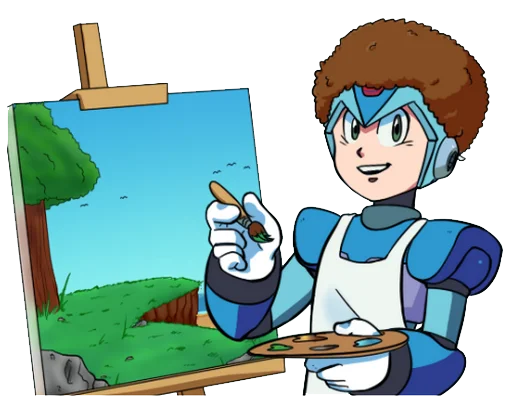 🖌 Стикер «Megaman X» для Telegram