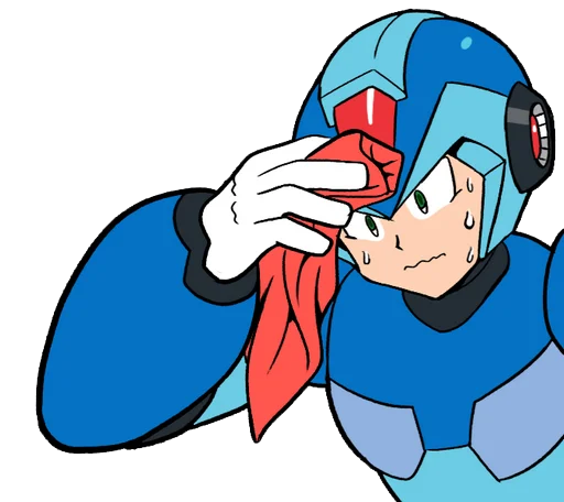 😰 Стикер «Megaman X» для Telegram
