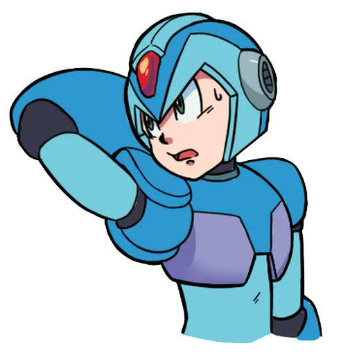 😥 Стикер «Megaman X» для Telegram