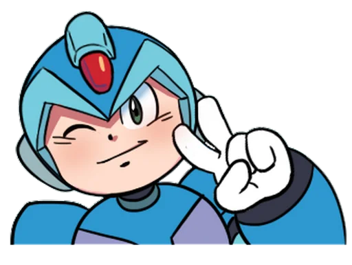 ✌️ Стикер «Megaman X» для Telegram