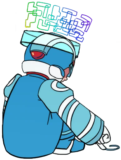😰 Стикер «Megaman X» для Telegram