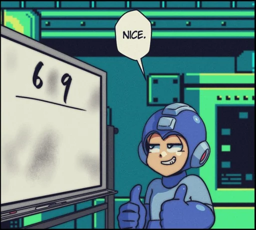 😏 Стикер «Mega Man X» для Telegram