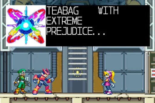 😈 Стикер «Mega Man X» для Telegram