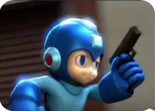 🔫 Стикер «Mega Man X» для Telegram