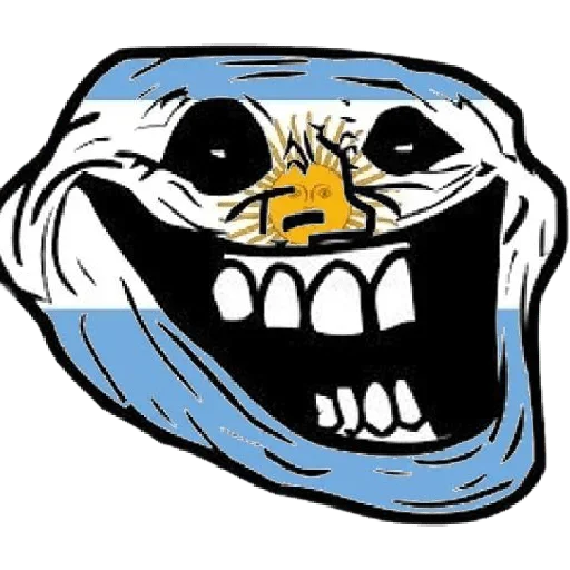 😀 Стикер «Mega trollface» для Telegram