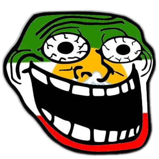 🙂 Стикер «Mega trollface» для Telegram