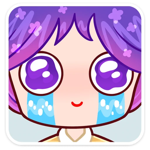 😭 Стикер «Мелани» для Telegram
