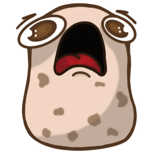 😩 Стикер «Potato» для Telegram
