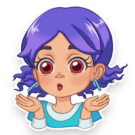 🤷‍♀️ Стикер «Mellow Splashes» для Telegram