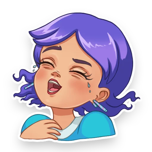 😂 Стикер «Mellow Splashes» для Telegram