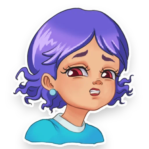 😑 Стикер «Mellow Splashes» для Telegram