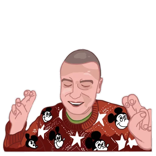 🤞 Стикер «MELLSTROY» для Telegram