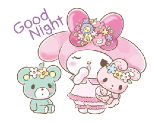 😙 Стикер «My Melody Too Cute» для Telegram