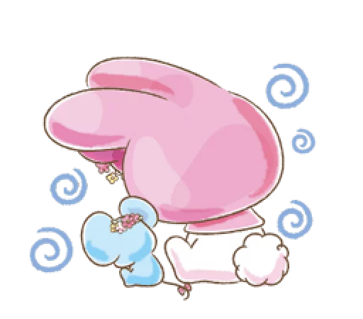 😣 Стикер «My Melody Too Cute» для Telegram