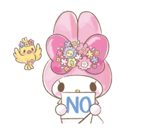 ❌ Стикер «My Melody Too Cute» для Telegram