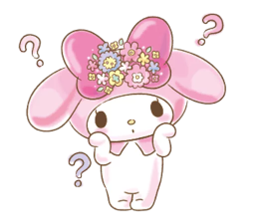 😯 Стикер «My Melody Too Cute» для Telegram