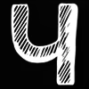 ♥ Эмодзи «Чернобелый шрифт» для Telegram