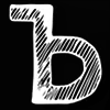 ♥ Эмодзи «Чернобелый шрифт» для Telegram