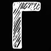♥ Эмодзи «Чернобелый шрифт» для Telegram